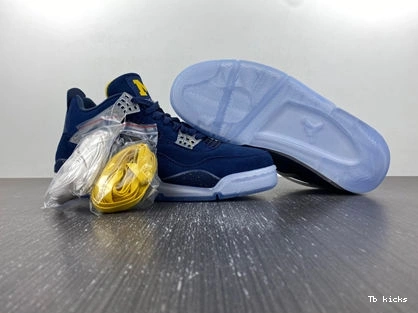 Reps TBK 4 Michigan 3938 Retro AJ4- Soft Jordan 1025